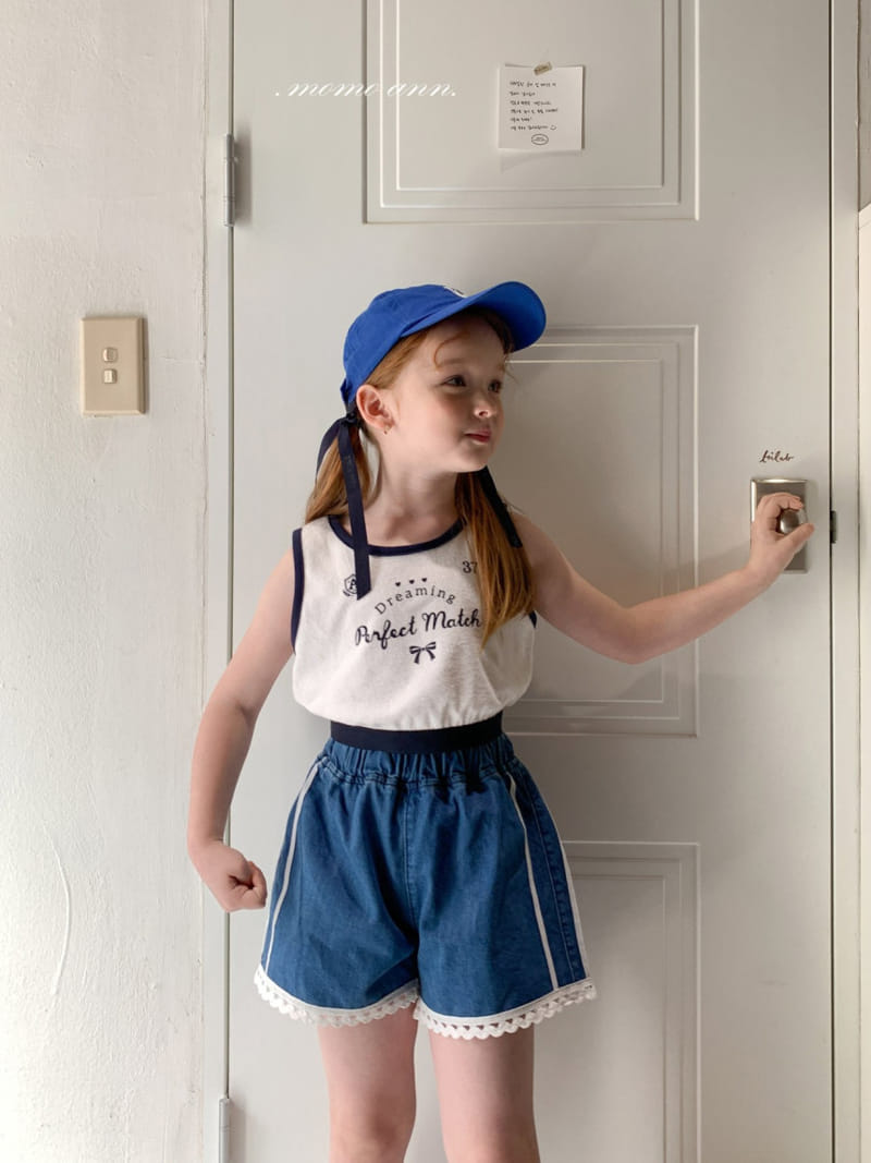 Momo Ann - Korean Children Fashion - #designkidswear - Terry Crop Sleeveless Tee - 4