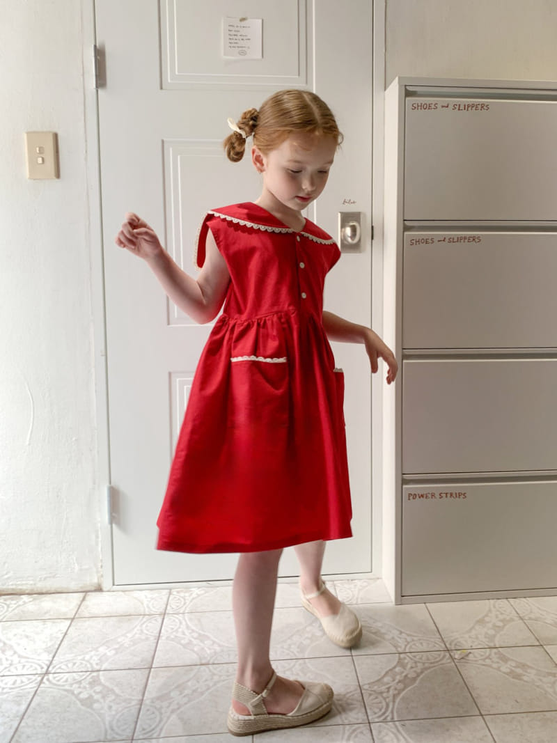 Momo Ann - Korean Children Fashion - #littlefashionista - Rose One-Piece - 3
