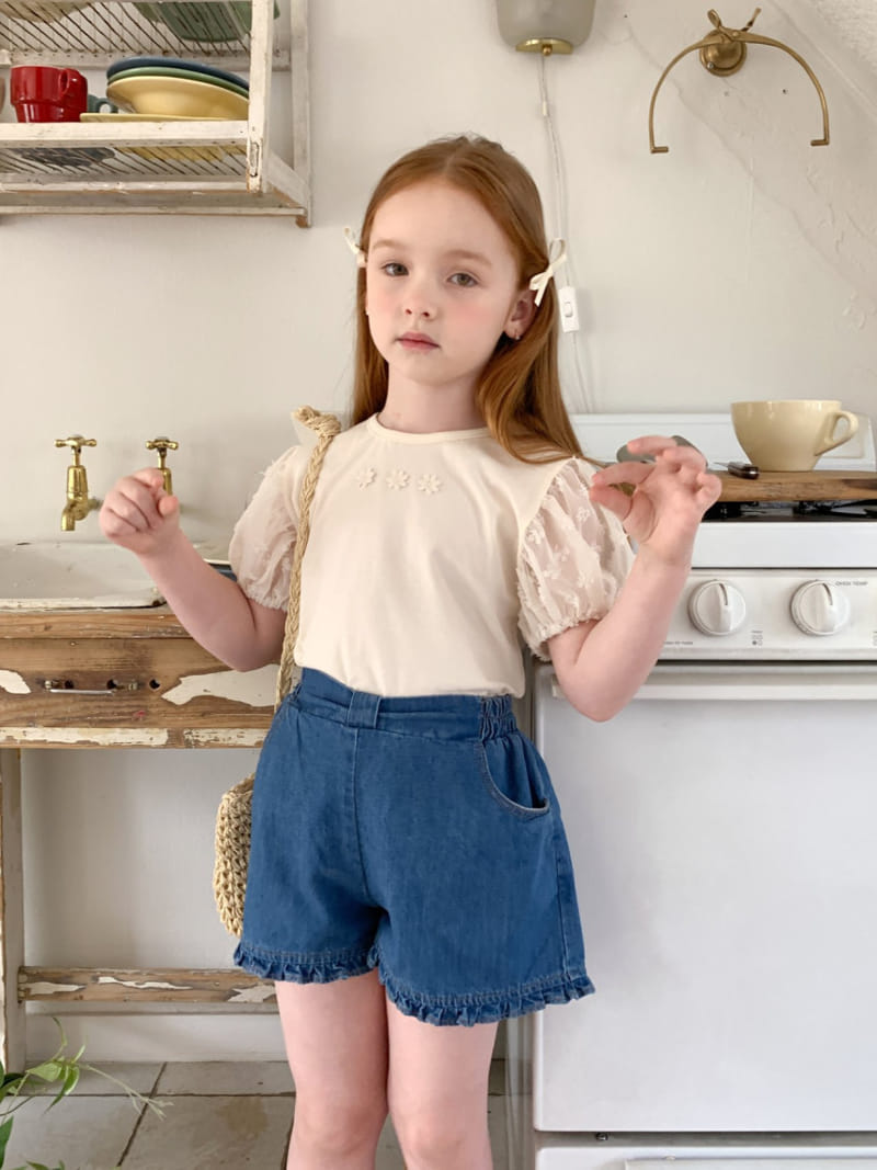 Momo Ann - Korean Children Fashion - #magicofchildhood - Flower Tee - 8