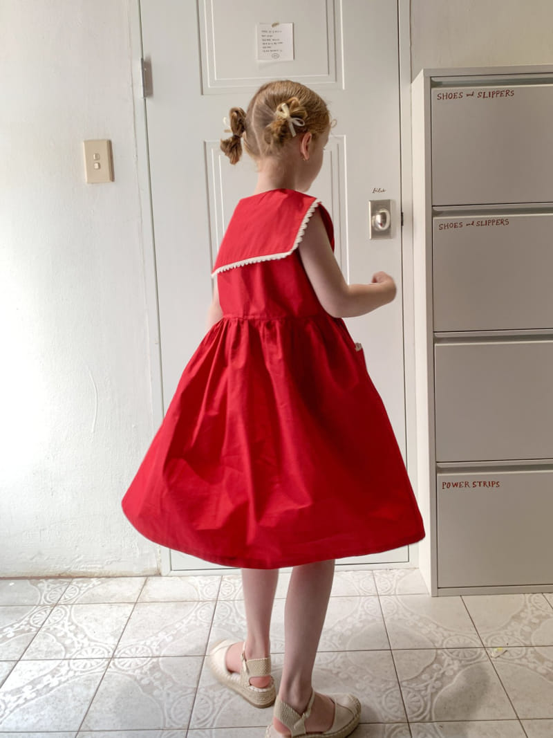 Momo Ann - Korean Children Fashion - #littlefashionista - Rose One-Piece - 4