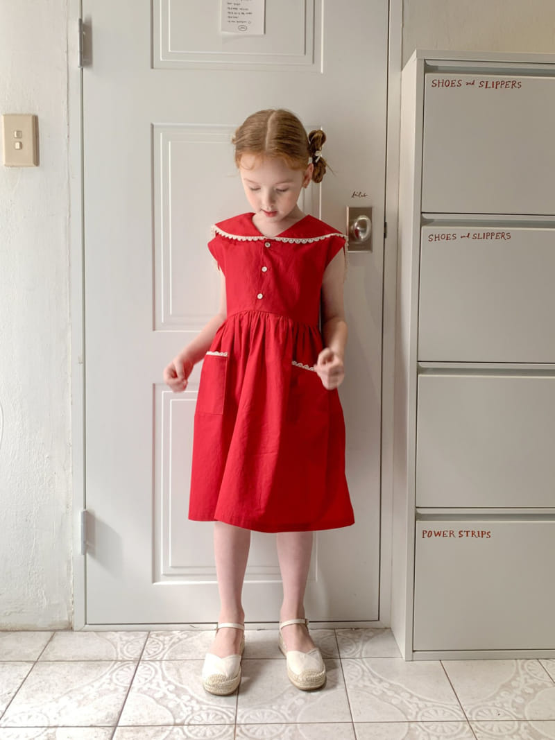 Momo Ann - Korean Children Fashion - #minifashionista - Rose One-Piece - 5