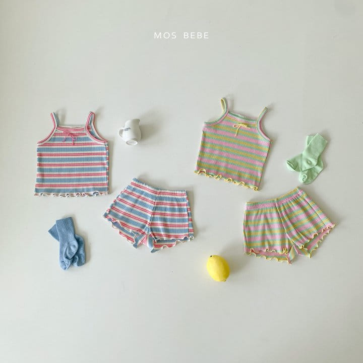 Mos Bebe - Korean Baby Fashion - #babyoninstagram - Rainbow Top Bottom SET - 9