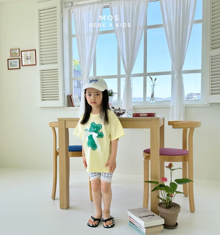Mos Bebe - Korean Children Fashion - #childofig - Summer Half Leggings - 2