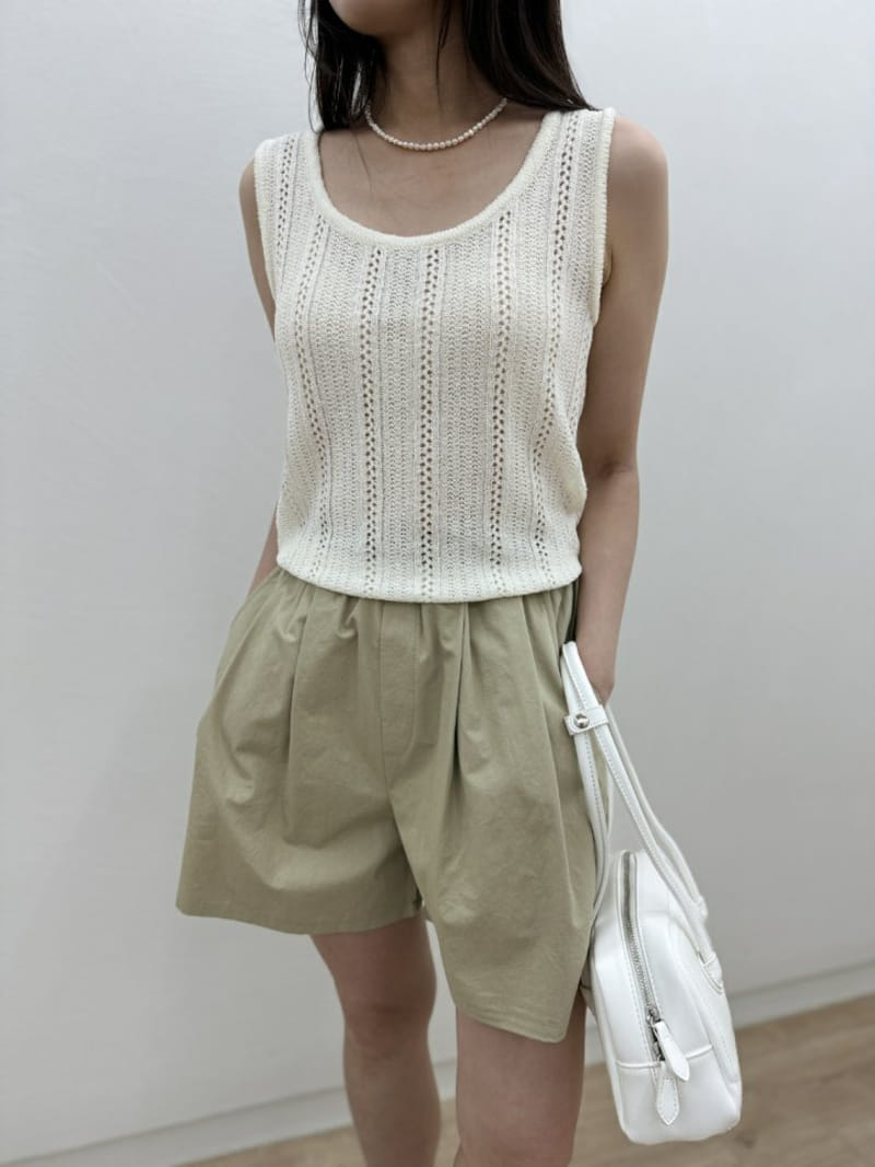 Most - Korean Women Fashion - #momslook - Lui Sleeveless Tee - 7