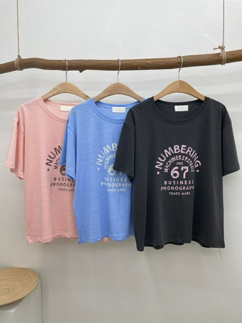 Most - Korean Women Fashion - #momslook - Numbering Tee