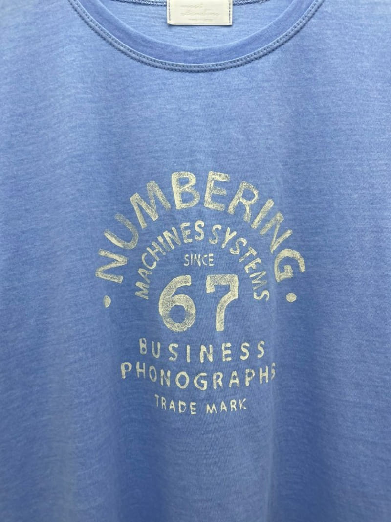 Most - Korean Women Fashion - #vintageinspired - Numbering Tee - 3