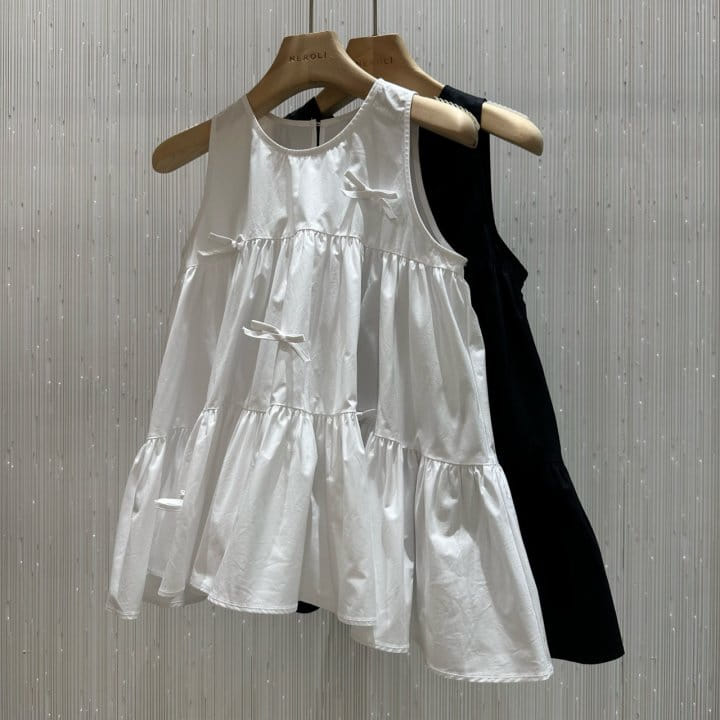Neroli36 - Korean Women Fashion - #momslook - Ribbon Kan Kan Blouse