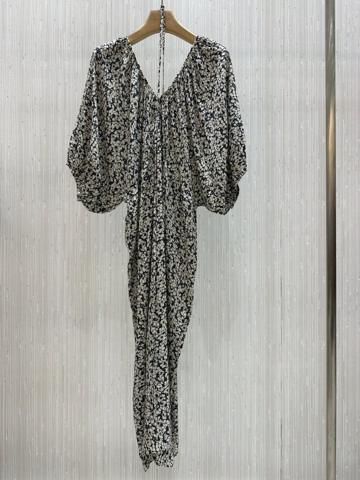 Neroli36 - Korean Women Fashion - #momslook - Flower Volume One-Piece - 2