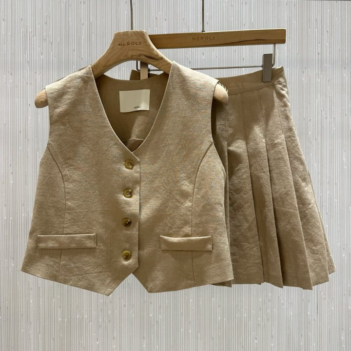 Neroli36 - Korean Women Fashion - #womensfashion - H Maison Wrinkle Skirt - 4