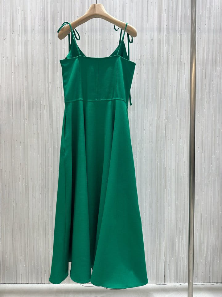 Neroli36 - Korean Women Fashion - #momslook - L Stitch One-Piece - 3