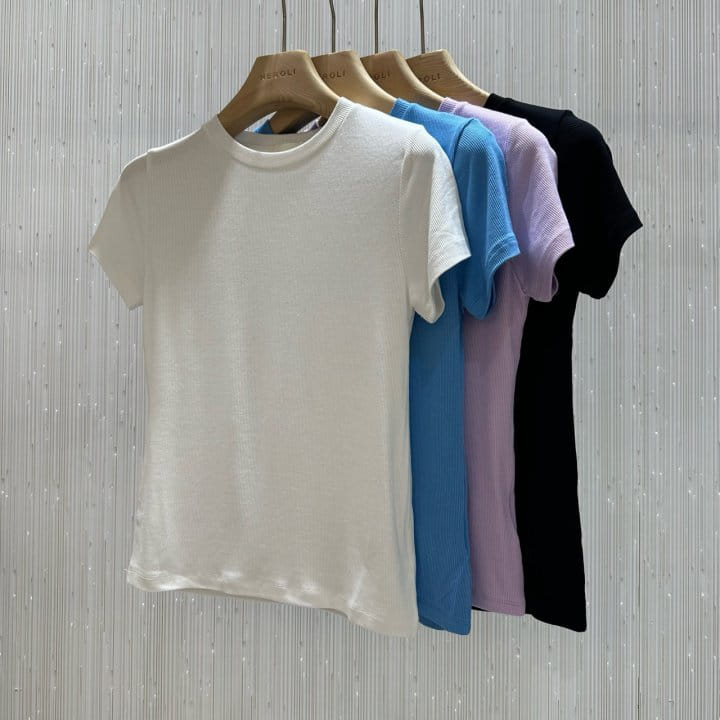 Neroli36 - Korean Women Fashion - #pursuepretty - C Short Sleeveless Tee