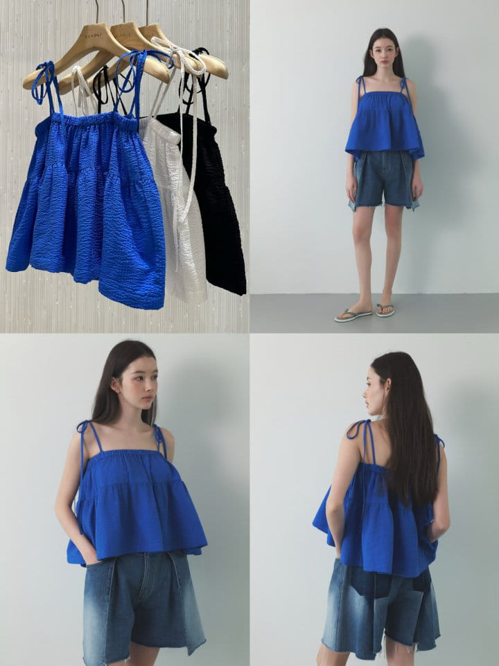 Neroli36 - Korean Women Fashion - #pursuepretty - Niel Sleeveless Blouse - 4
