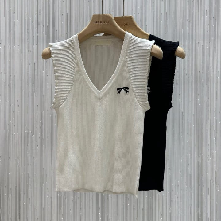 Neroli36 - Korean Women Fashion - #shopsmall - M Ribbon Sha Knit