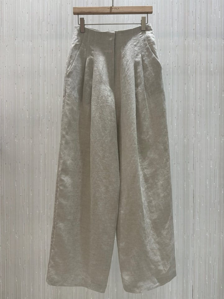 Neroli36 - Korean Women Fashion - #thelittlethings - H Natural Slacks - 2