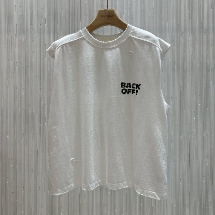 Neroli36 - Korean Women Fashion - #womensfashion - H Back Off Tee - 2