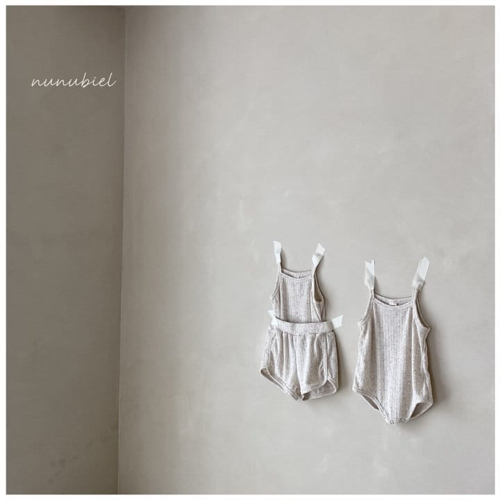 Nunubiel - Korean Baby Fashion - #onlinebabyboutique - Oatmeal Romper - 8