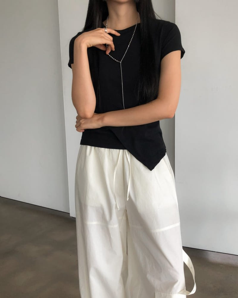 Nutplan - Korean Women Fashion - #momslook - Centa Tee - 6