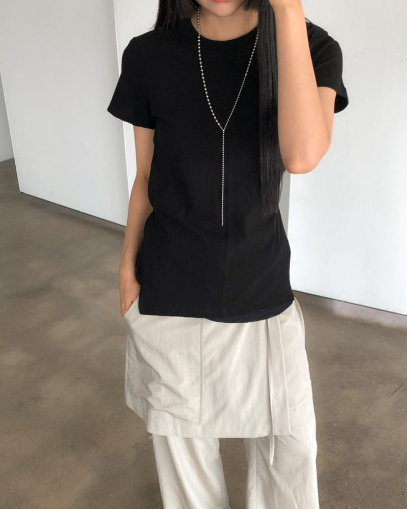 Nutplan - Korean Women Fashion - #momslook - Wallet Tee - 8