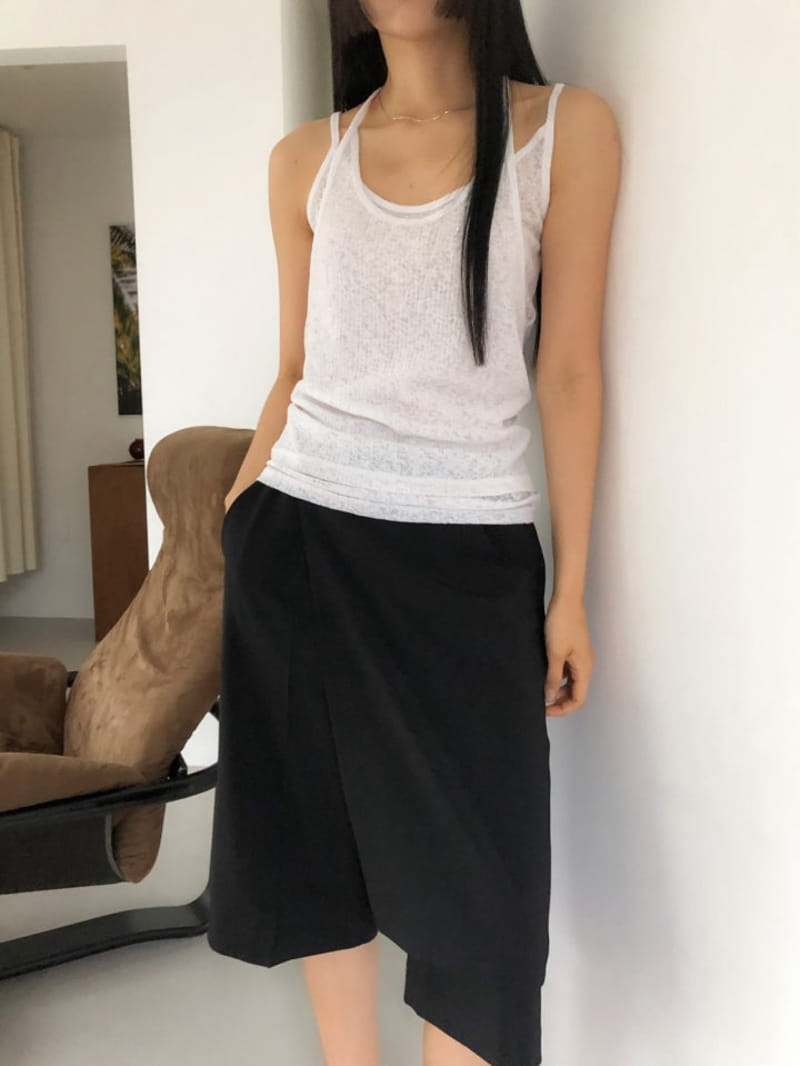 Nutplan - Korean Women Fashion - #pursuepretty - May Double Sleeveless Tee - 5
