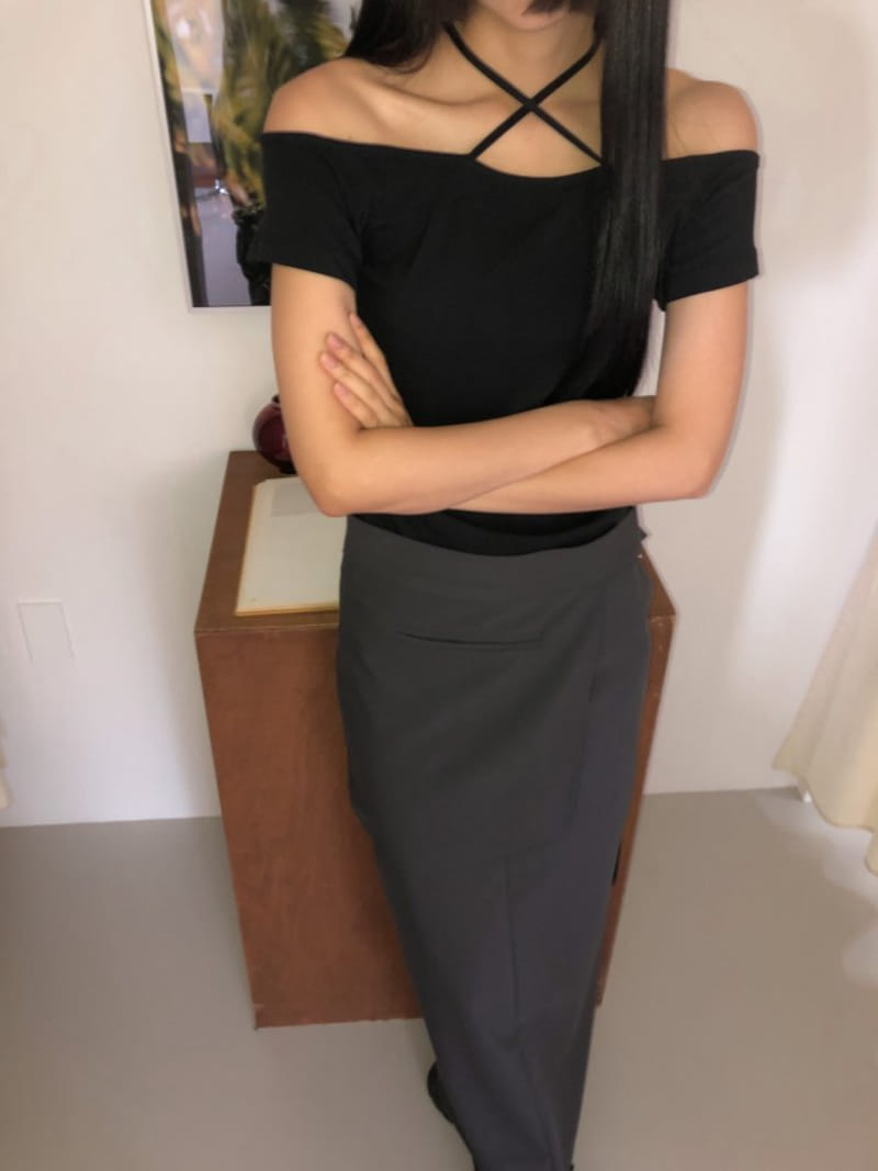 Nutplan - Korean Women Fashion - #romanticstyle - Tie Tee - 6