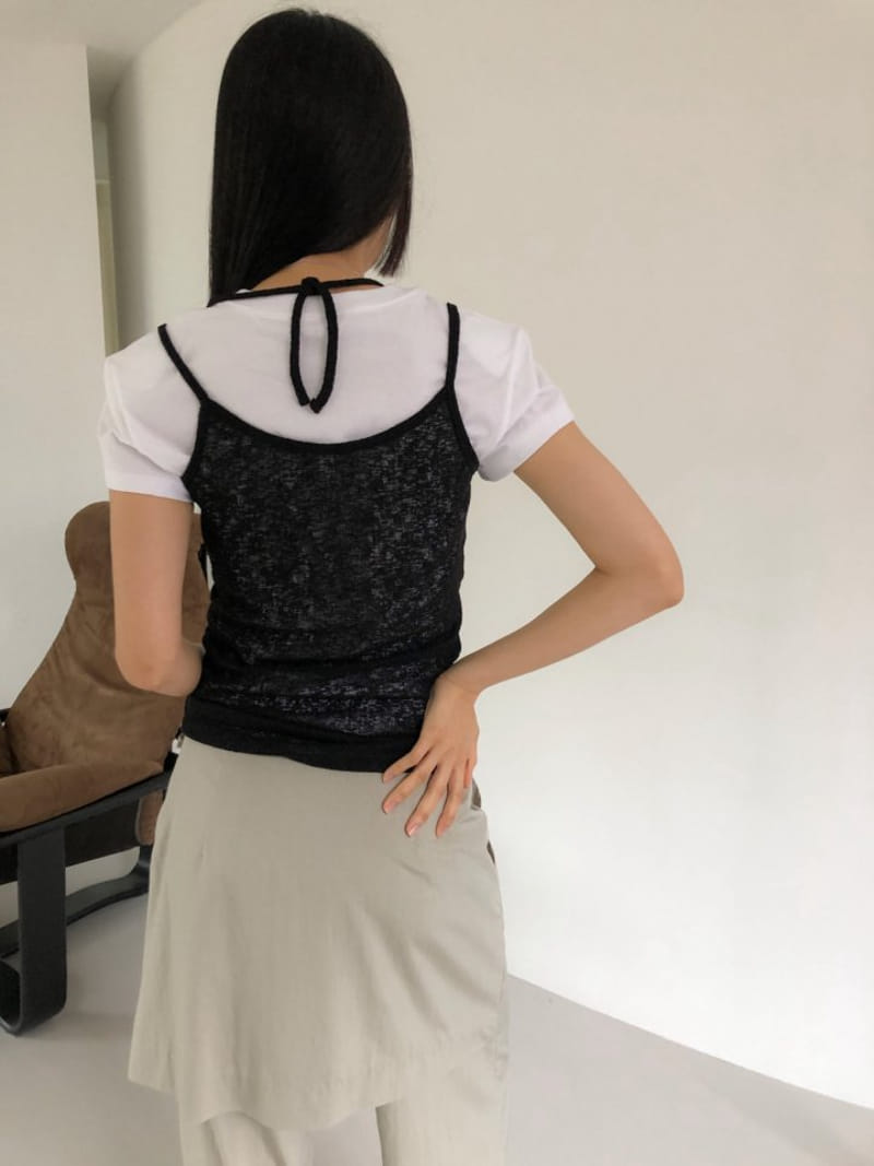 Nutplan - Korean Women Fashion - #thatsdarling - May Double Sleeveless Tee - 9
