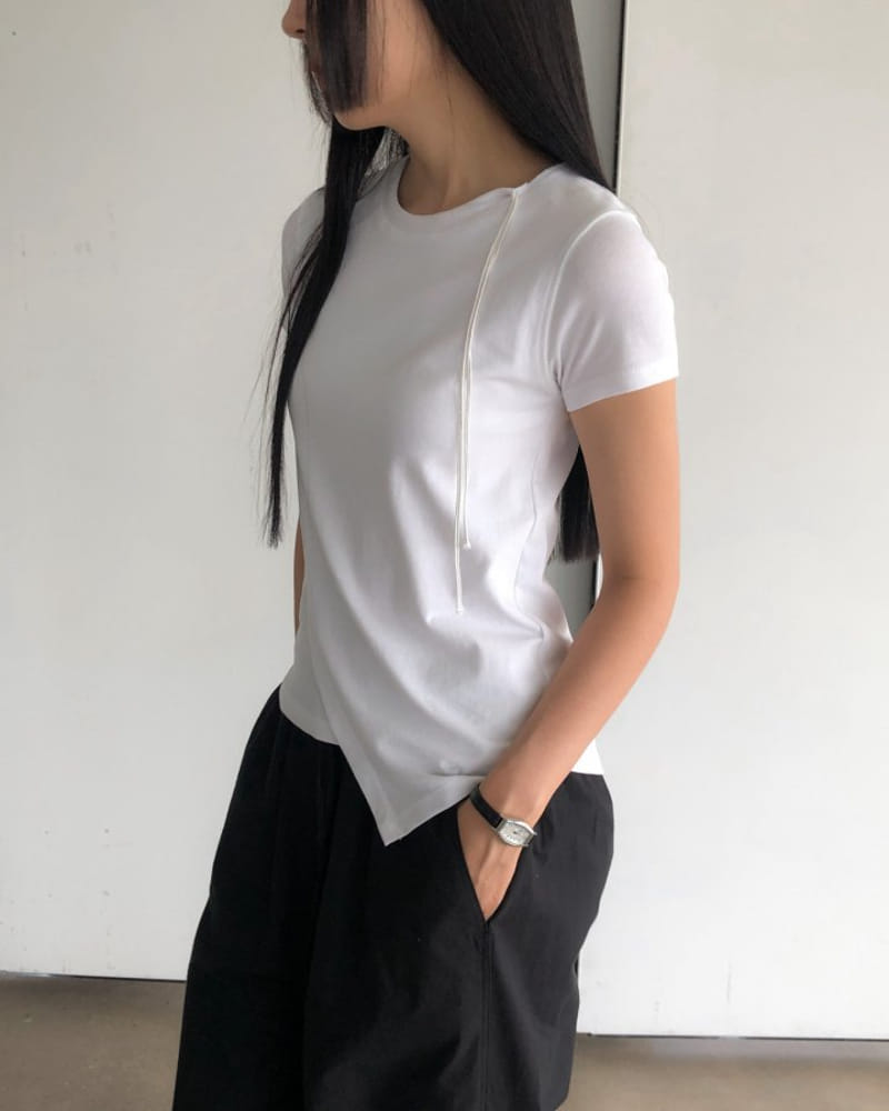 Nutplan - Korean Women Fashion - #womensfashion - Centa Tee - 3