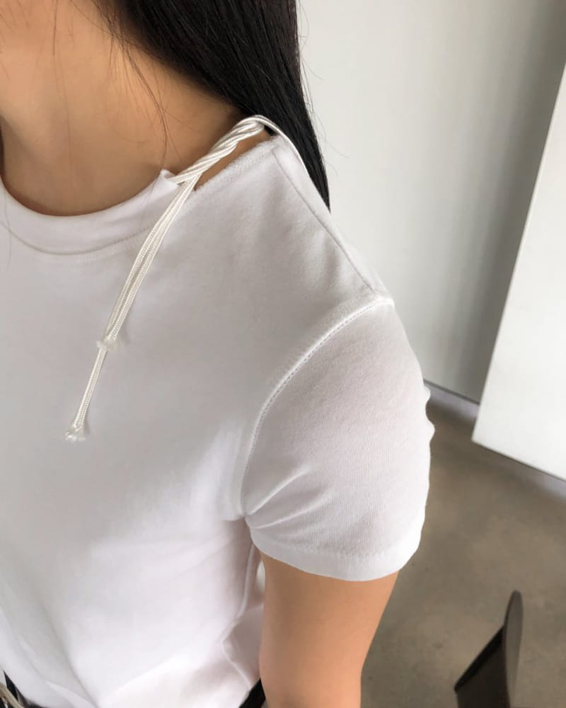 Nutplan - Korean Women Fashion - #womensfashion - Centa Tee - 5
