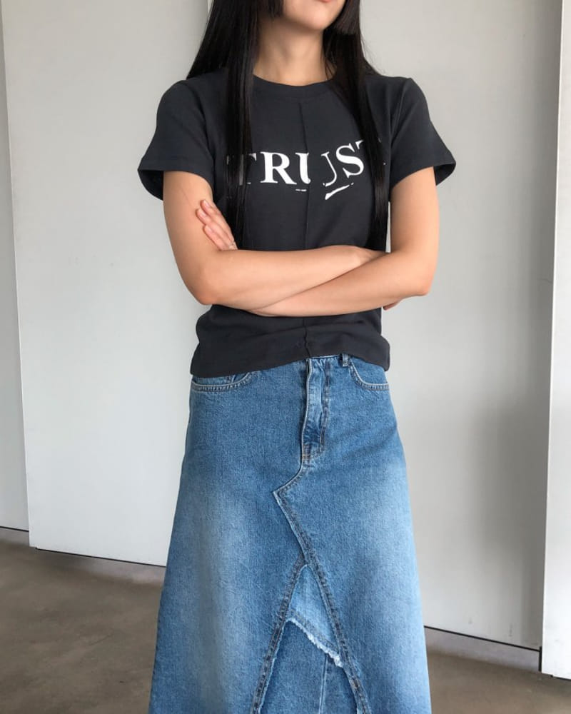 Nutplan - Korean Women Fashion - #womensfashion - Trust Tee - 6