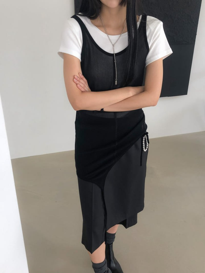 Nutplan - Korean Women Fashion - #womensfashion - Metal Sleeveless Tee - 10