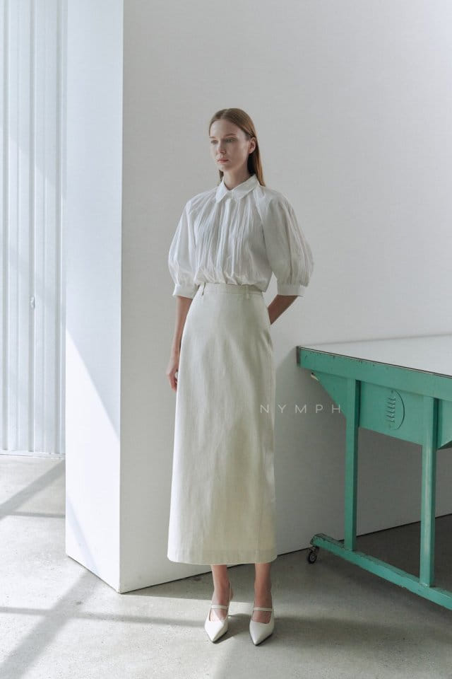 Nymph - Korean Women Fashion - #momslook - J Blouse