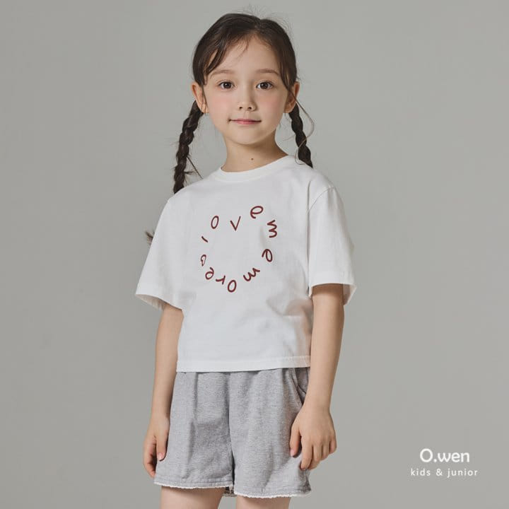 O Wen - Korean Children Fashion - #littlefashionista - Love Back Slit Tee - 6