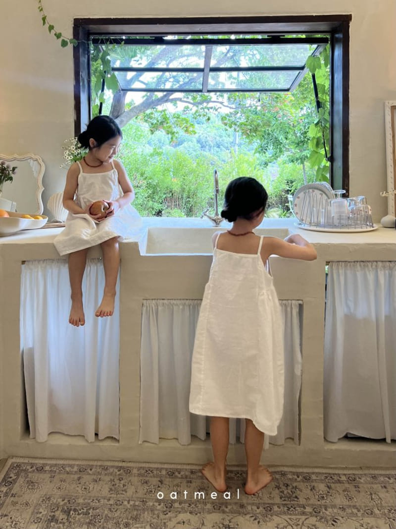 Oatmeal - Korean Children Fashion - #kidsshorts - Adel One-Piece - 11