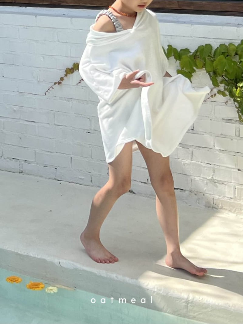 Oatmeal - Korean Children Fashion - #kidsstore - Cloy Beach Gown - 11
