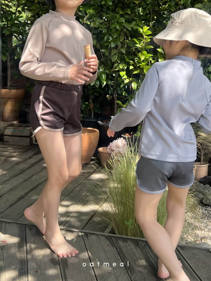 Oatmeal - Korean Children Fashion - #magicofchildhood - Benjamin Swim Suit