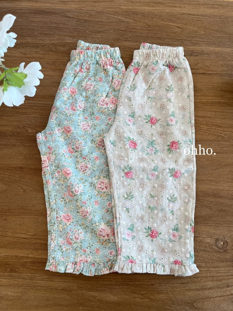 Ohho - Korean Children Fashion - #Kfashion4kids - Romantic Frill Pants