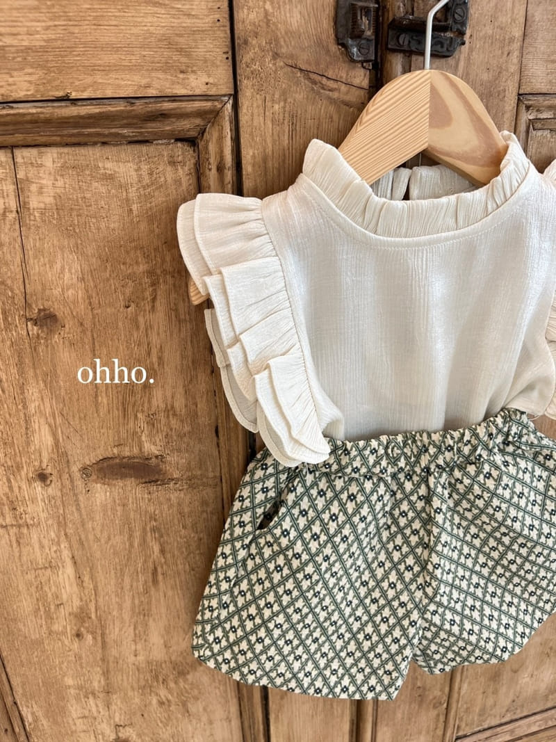 Ohho - Korean Children Fashion - #childofig - Oganza Wing Blouse - 5