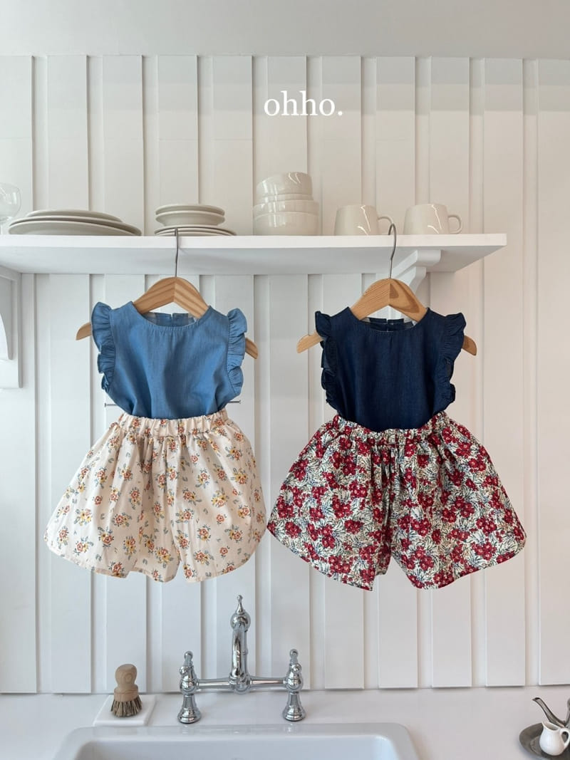 Ohho - Korean Children Fashion - #magicofchildhood - Kerul Denim Blouse - 8