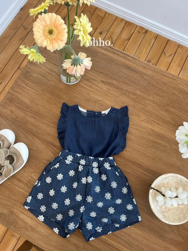 Ohho - Korean Children Fashion - #prettylittlegirls - Kerul Denim Blouse - 10