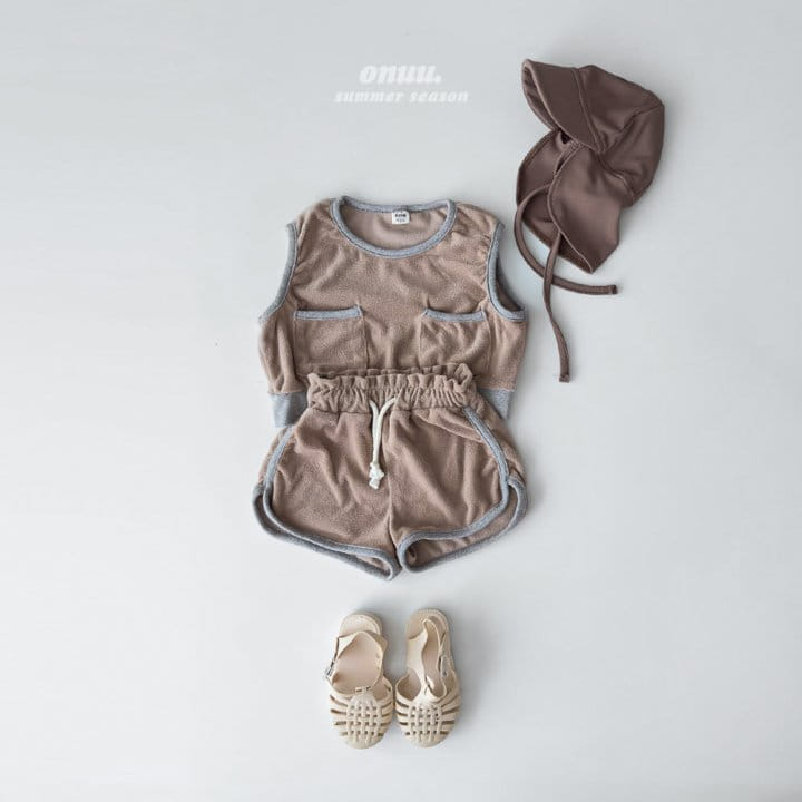 Onu - Korean Children Fashion - #prettylittlegirls - Castella Top Bottom Set - 11