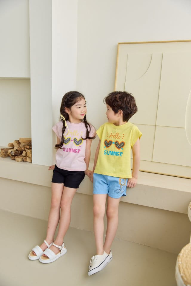 Orange Mom - Korean Children Fashion - #kidzfashiontrend - Glasses Tee - 4