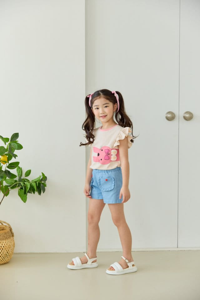 Orange Mom - Korean Children Fashion - #fashionkids - Span Frill Pants - 7
