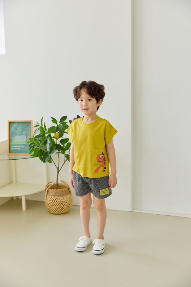 Orange Mom - Korean Children Fashion - #kidsshorts - Zigzag Pants - 2
