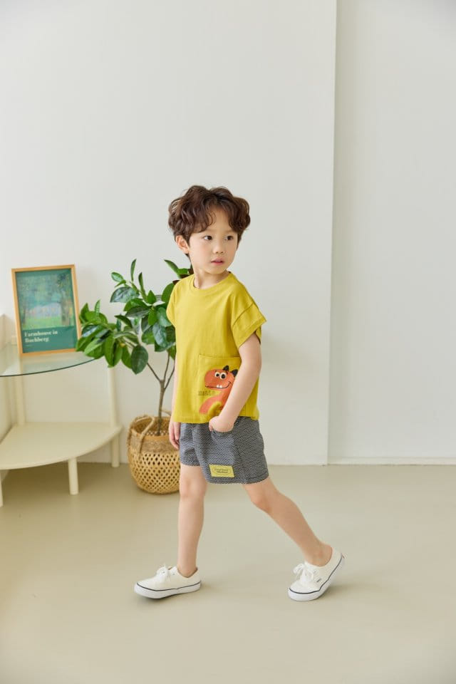 Orange Mom - Korean Children Fashion - #kidsstore - Zigzag Pants - 4