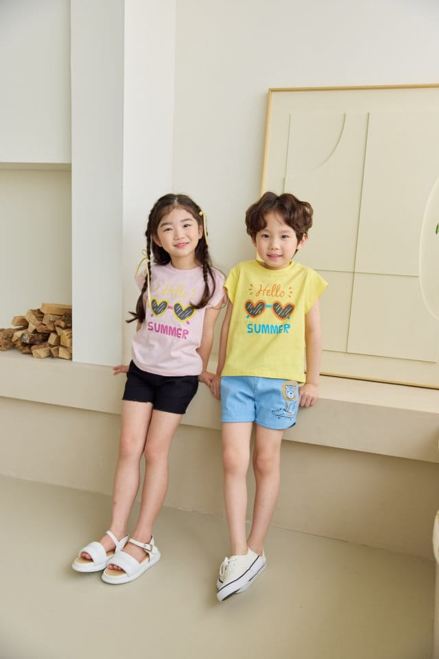 Orange Mom - Korean Children Fashion - #kidzfashiontrend - Glasses Tee - 3