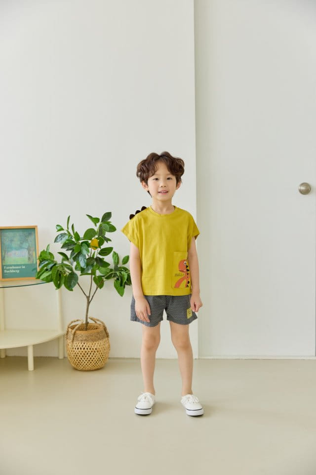 Orange Mom - Korean Children Fashion - #littlefashionista - Zigzag Pants - 6