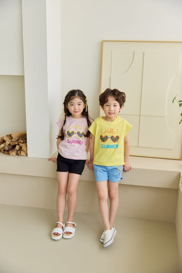 Orange Mom - Korean Children Fashion - #littlefashionista - Glasses Tee - 5