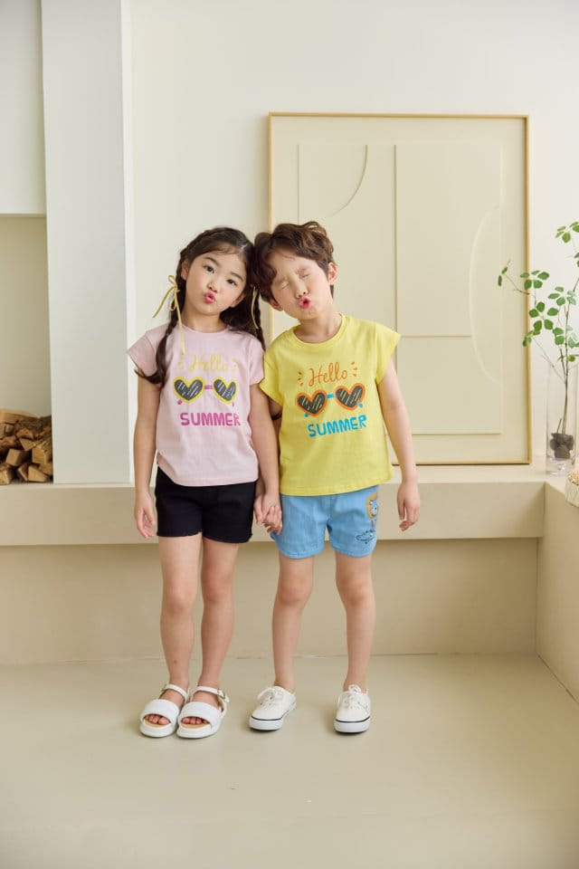 Orange Mom - Korean Children Fashion - #magicofchildhood - Glasses Tee - 6