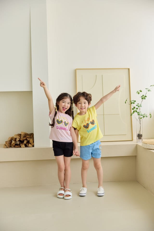 Orange Mom - Korean Children Fashion - #minifashionista - Glasses Tee - 7
