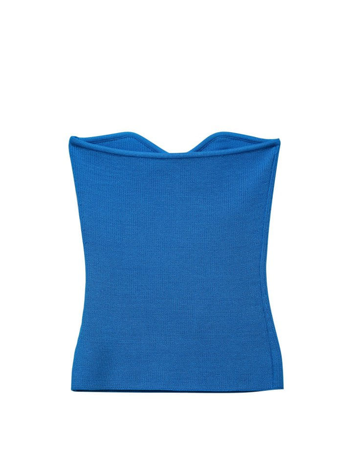Paper Moon - Korean Women Fashion - #momslook - Volume Bust Tube Knit Top - 7