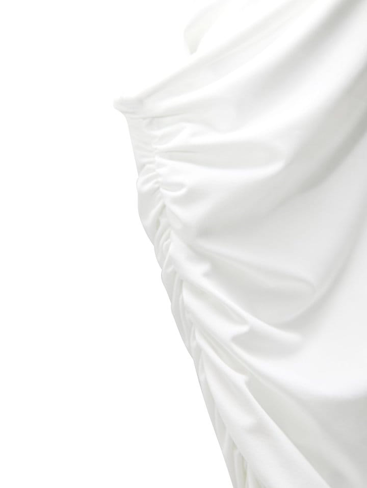 Paper Moon - Korean Women Fashion - #momslook - One Shoulder Shirred Detail Sleeveless Top - 8